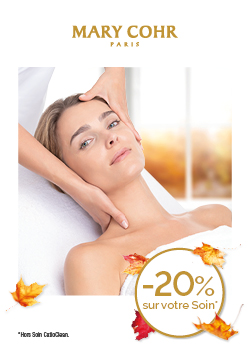 Rentrée Beauté : -20% sur votre Soin